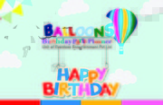 balloons birthday party planner