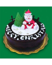 SEND CHRISTMAS DESIGN CAKES IN CHANDIGARH by Gaganfitness